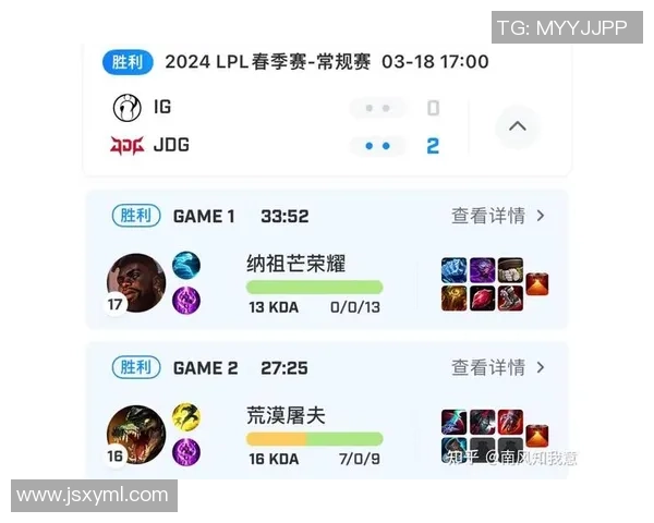 赛后复盘：JDG vs IG的耐力